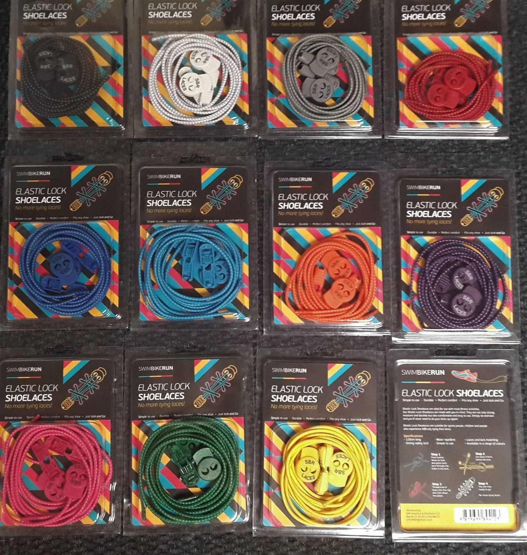 SBR Elastic Lock Shoelaces - Image 10