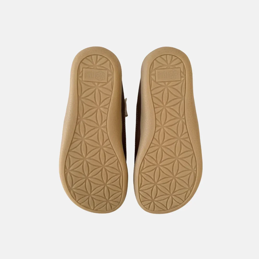 Esthe UTip Brown Diesel Unisex Leather Sneaker - Image 4