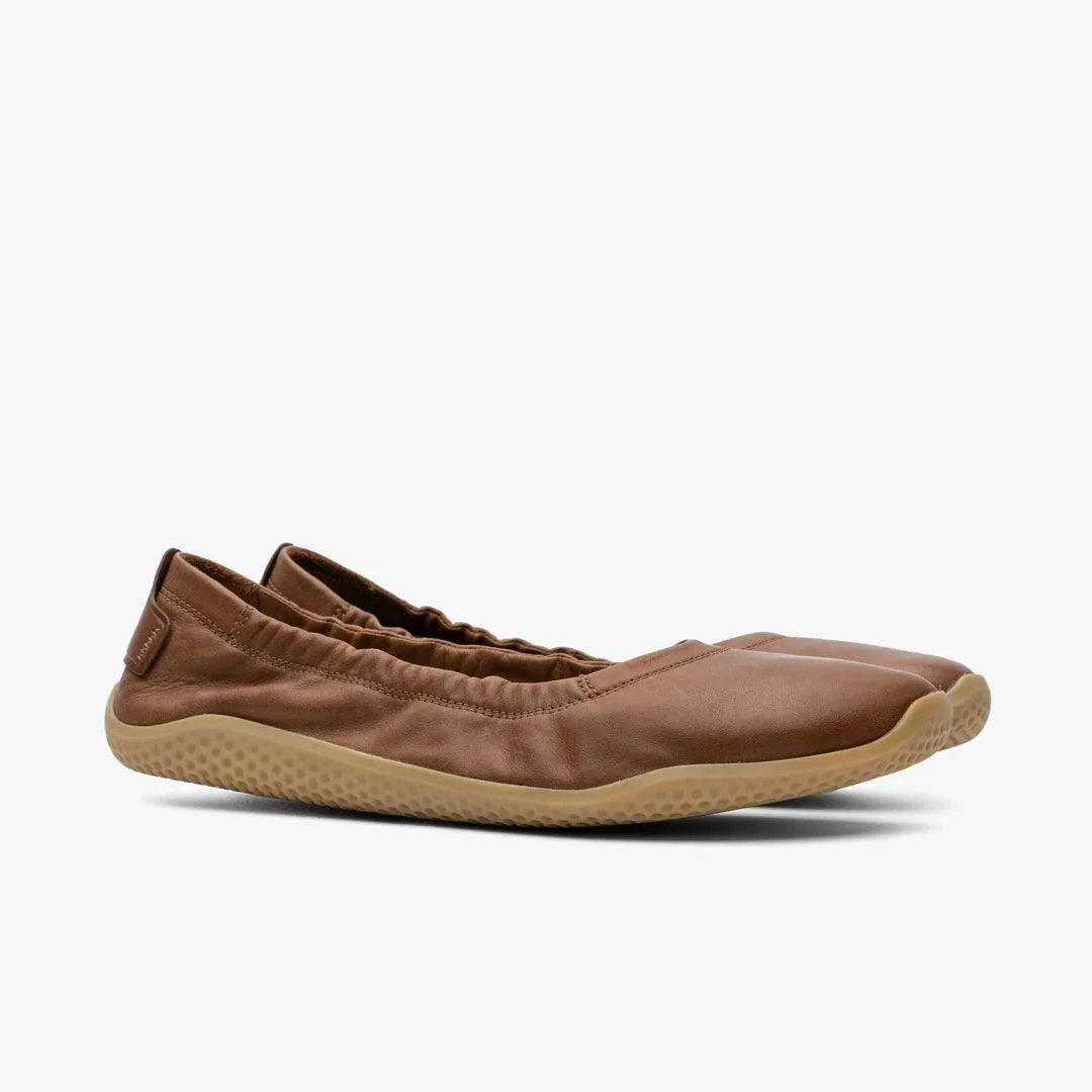 Vivobarefoot Primus Asana Yin Ballerina Womens Tan - Image 3