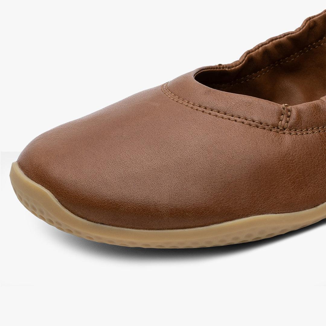 Vivobarefoot Primus Asana Yin Ballerina Womens Tan - Image 7