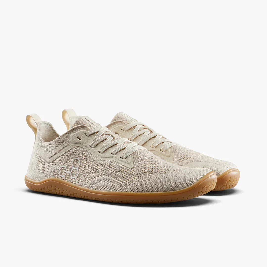Vivobarefoot Primus Lite Knit Natural Womens Coconut - Image 3